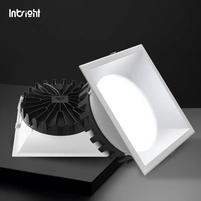 Dimmable Recessed Square LED Downlight 20-42W
