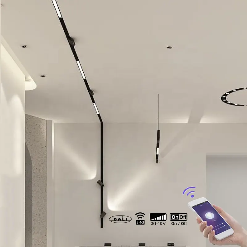 Dimmable Aluminum Magnetic LED Track Spotlight 15/30W