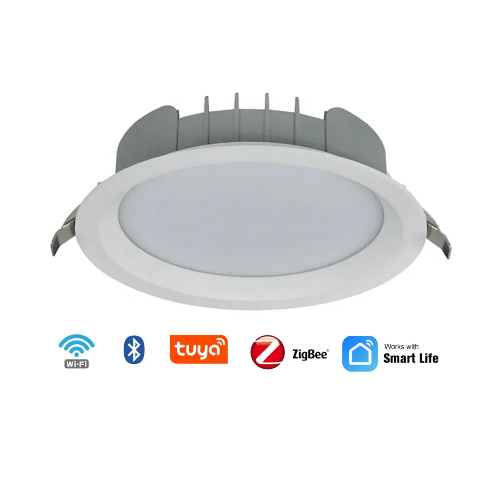 Recessed Round Aluminum LED Downlight 8-40W 3CCT Selectable