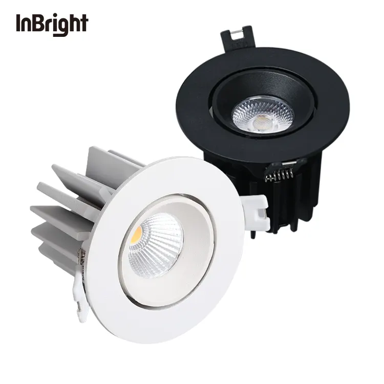 Anti-Glare Adjustable Dimmable DALI COB LED Downlight 12/15W IP65