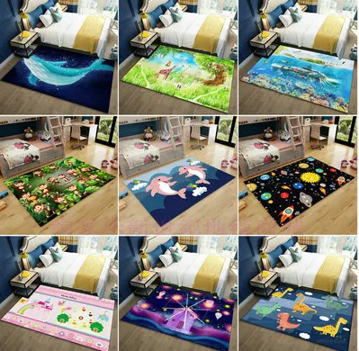 Polypropylene Area Rug 60x90cm With PVC Backing