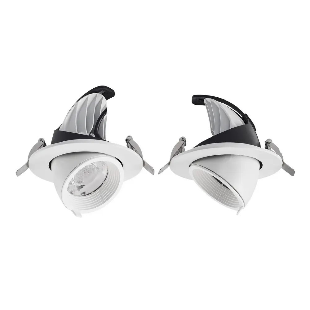 Adjustable Recessed Round LED Downlight 8-40W