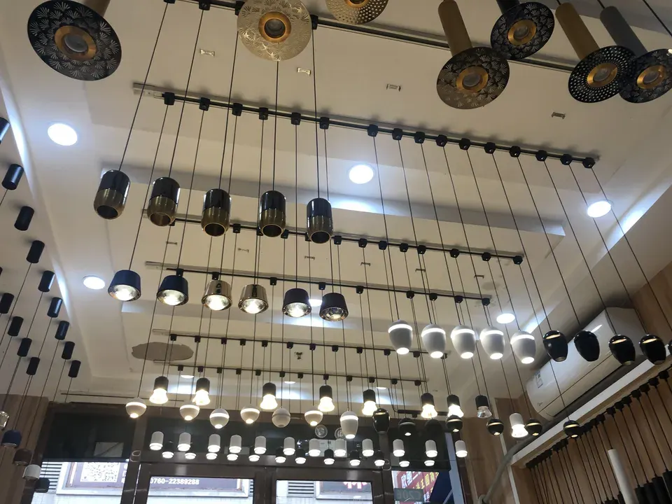 Aluminum GU10 Pendant Light 55x300mm 5-9W