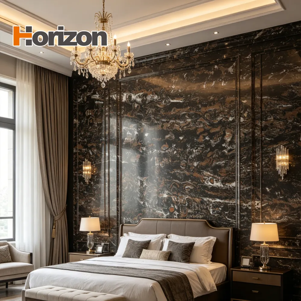 Carrara Polished Engineered Quartz Slab 3200x1600mm