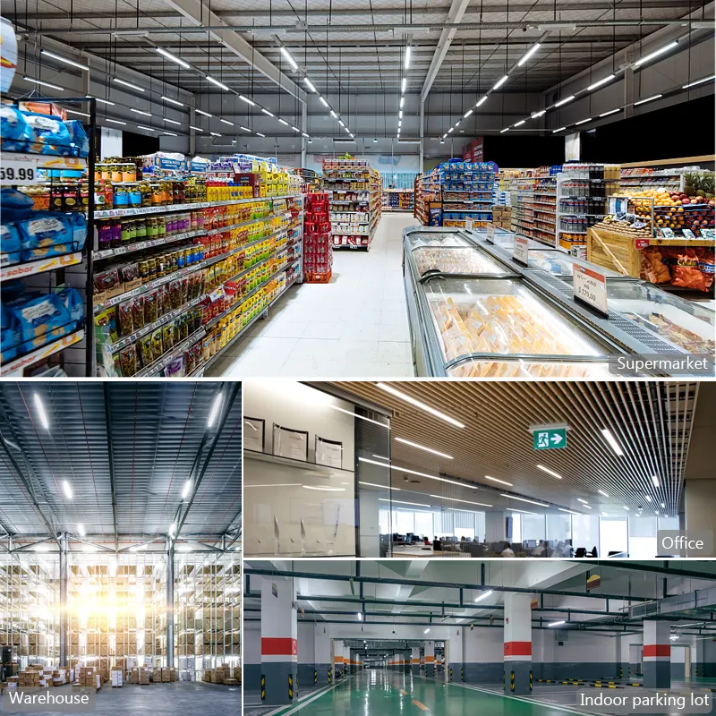 Surface-Mounted Aluminum Linear LED Track Light 60/75W
