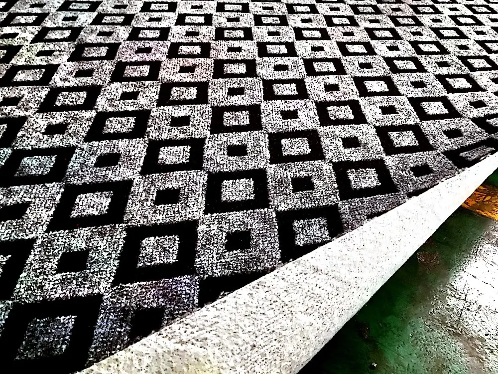 Jacquard Polyester Floor Carpet With Latex Backing
