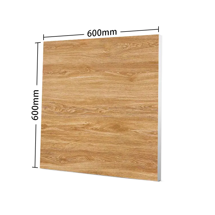 Wood-Look Porcelain Floor Tile 600x600mm