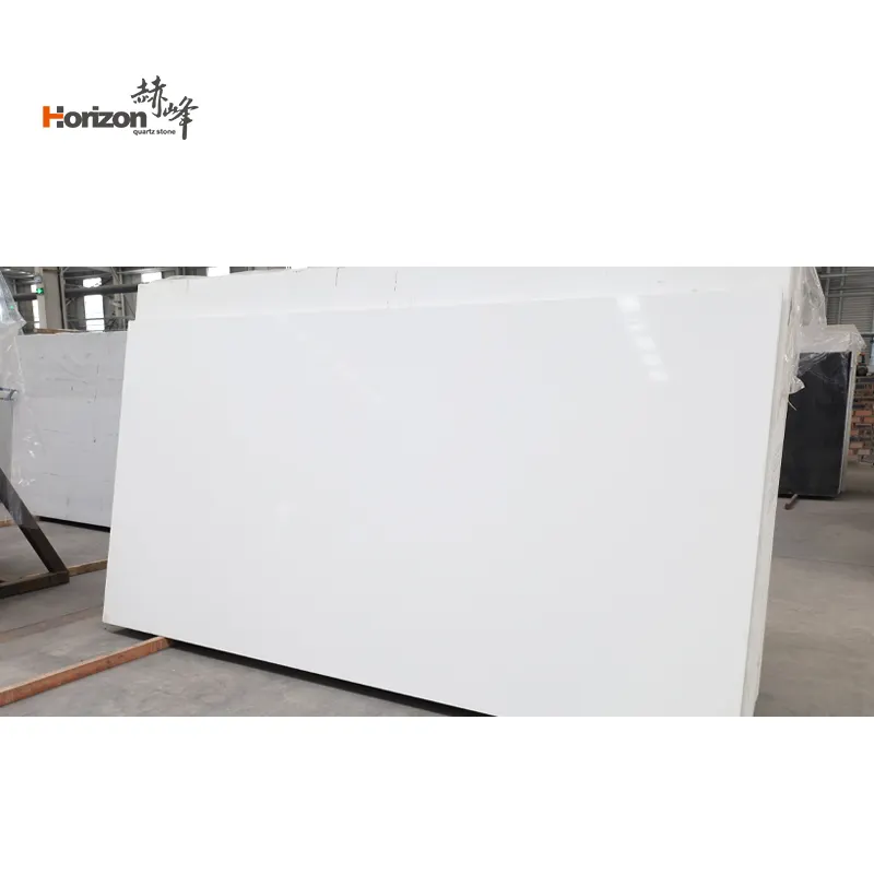 White Engineered Quartz Slab 3200x1600mm
