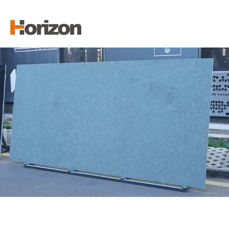 Jade-Look Black/Blue Engineered Quartz Slab 3200x1600mm