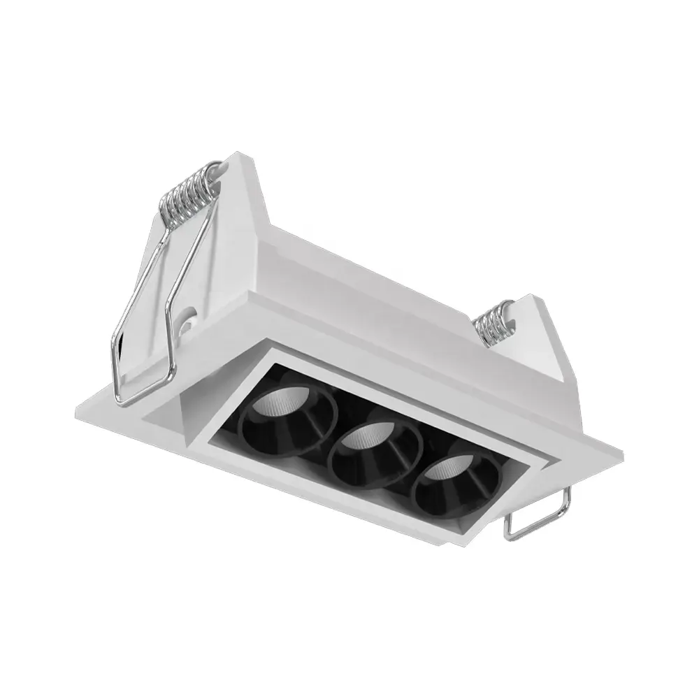 Adjustable Recessed Aluminum LED Grille Spotlight 15/40W