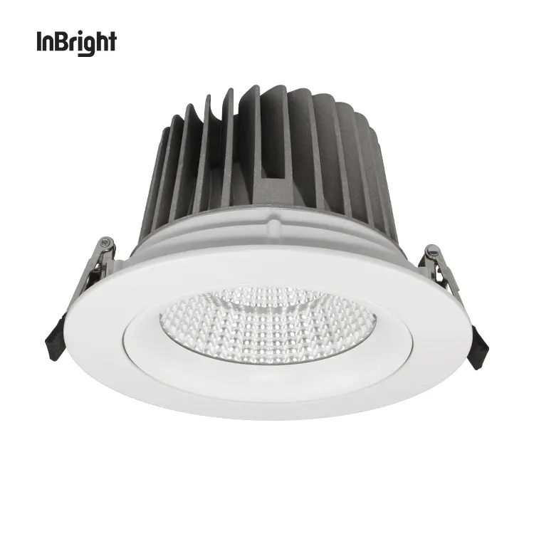 Anti-Glare Adjustable Dimmable DALI COB LED Downlight 5-30W