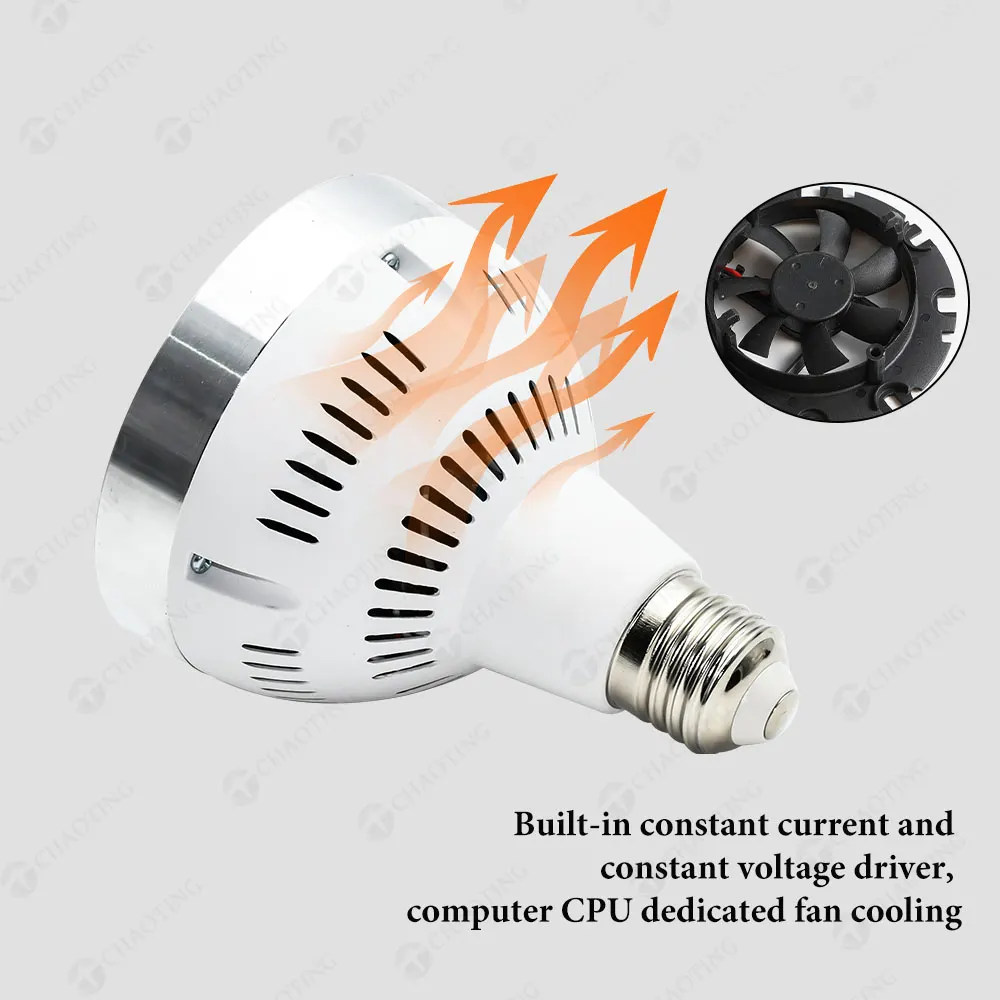 Aluminum LED PAR30 Spotlight Bulb 5W 185-265V
