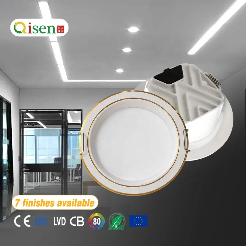 Recessed Aluminum LED Downlight 4000K/6500K product sample