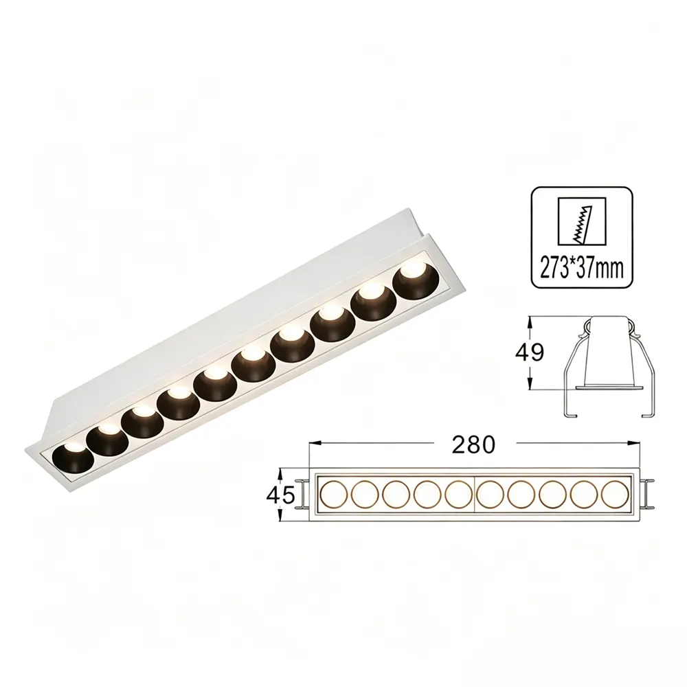 Aluminum LED Grille Spotlight