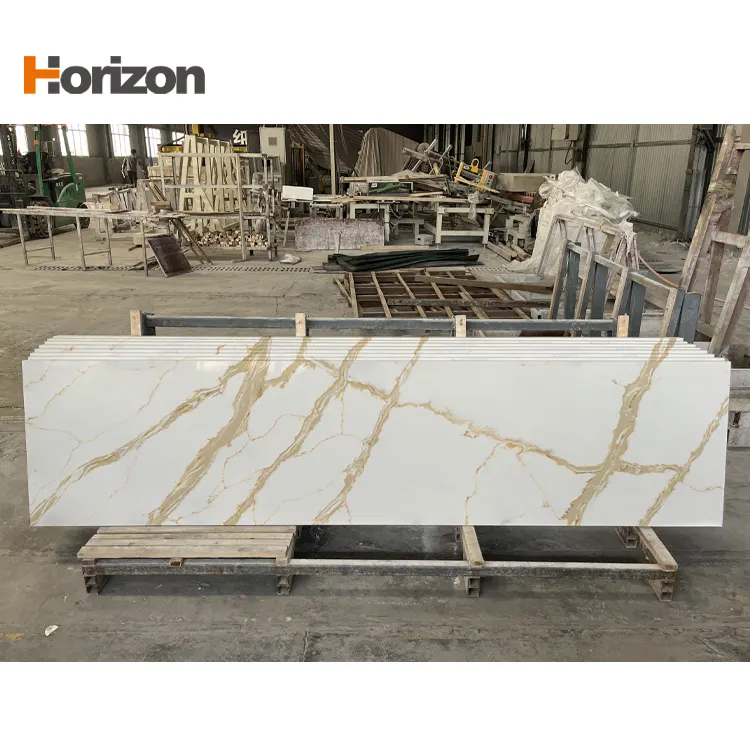 Calacatta Engineered Quartz Slab 3200x1600mm