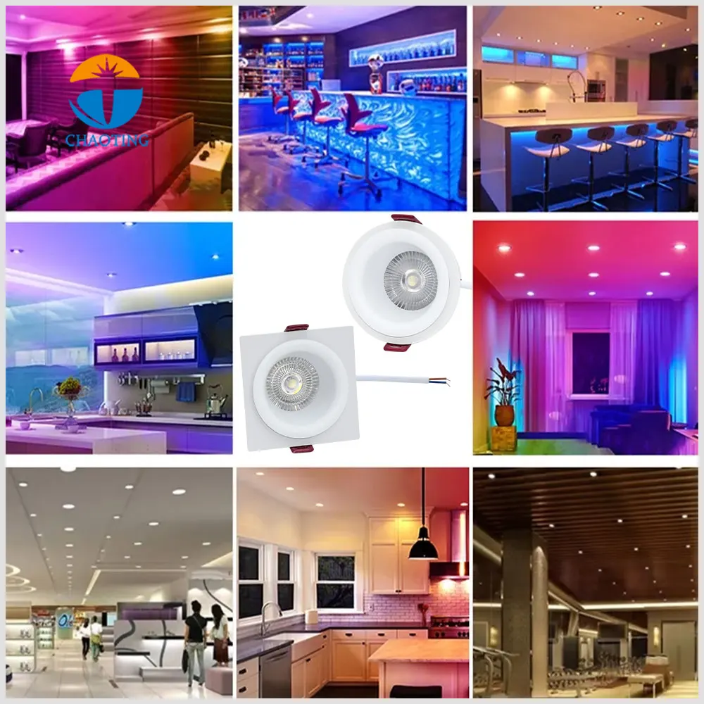 Slim Recessed Aluminum LED Downlight 3000-6000K