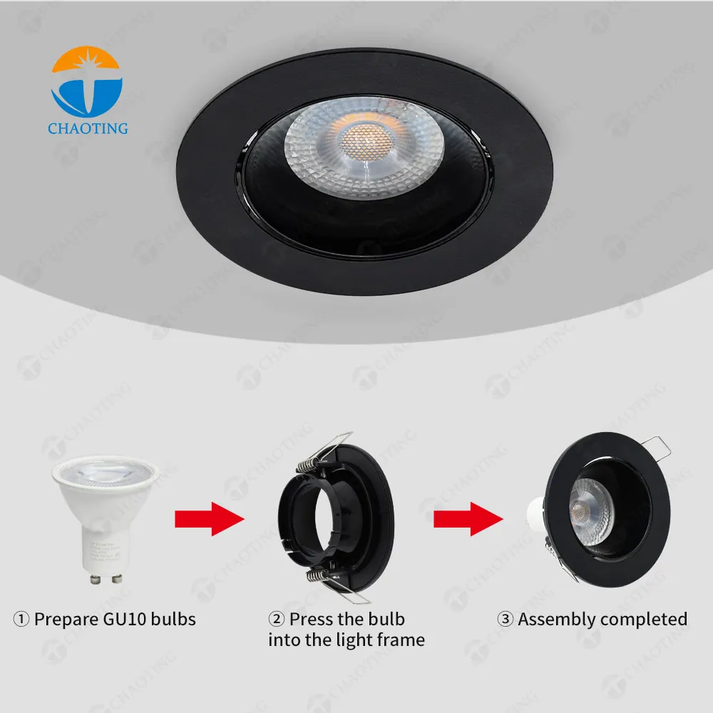 Aluminum Downlight Housing GU10