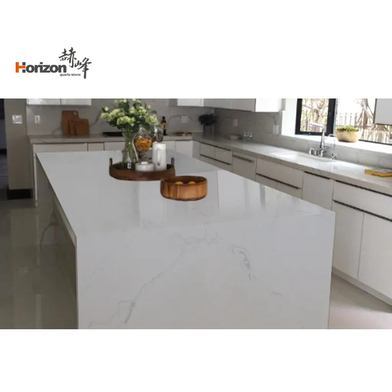 White Engineered Quartz Slab 3200x1600mm