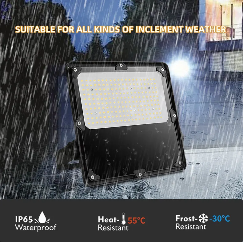 Aluminum LED Floodlight 30-300W IP65