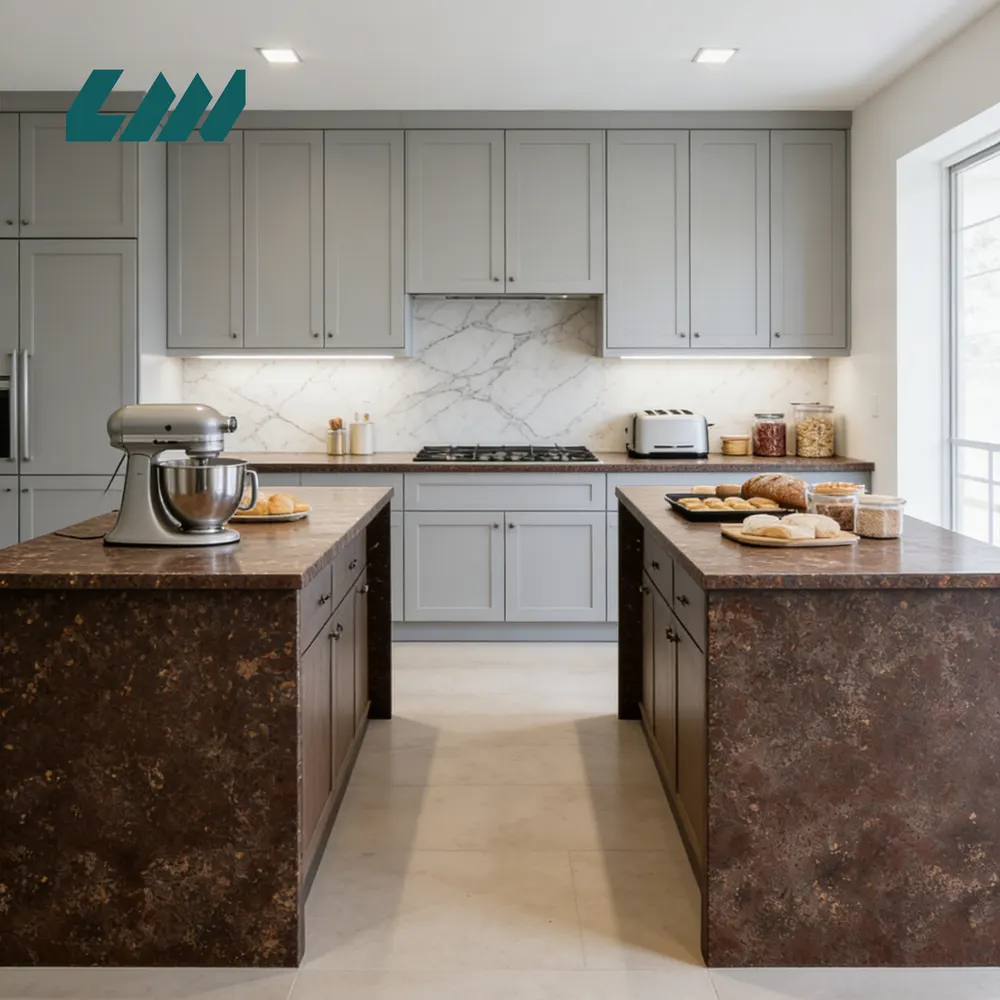 Jade-Look Engineered Quartz Slab 3200x1600mm