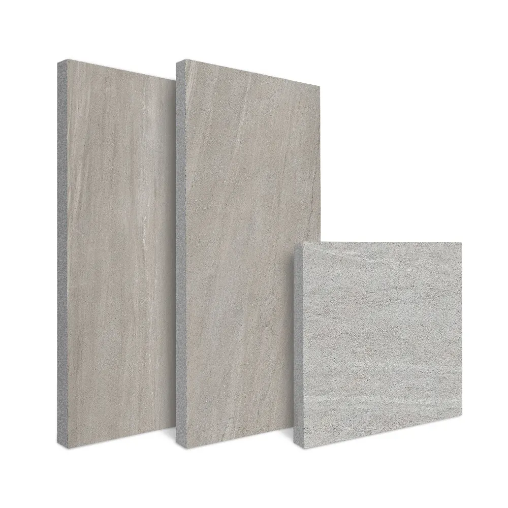 Non-Slip Stone-Look Porcelain Outdoor Tile 600x1200mm 18mm Thick