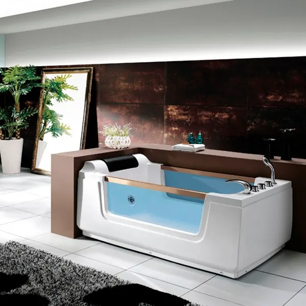 Acrylic Round Whirlpool Massage Bathtub 1.5m