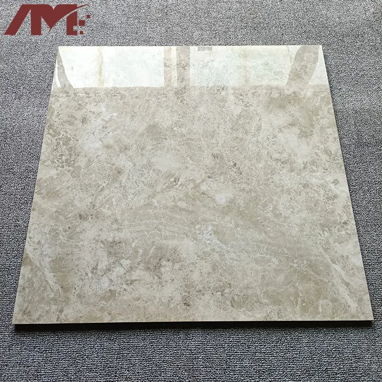 Stone-Look Polished Porcelain Floor Tile 600x600mm