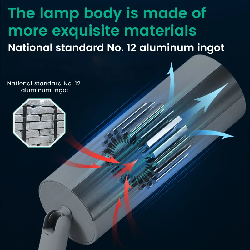 Surface-Mounted Aluminum COB LED Track Spotlight Black/White 5/7W