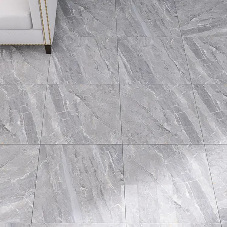 Marble-Look Porcelain Floor Tile 600x600mm
