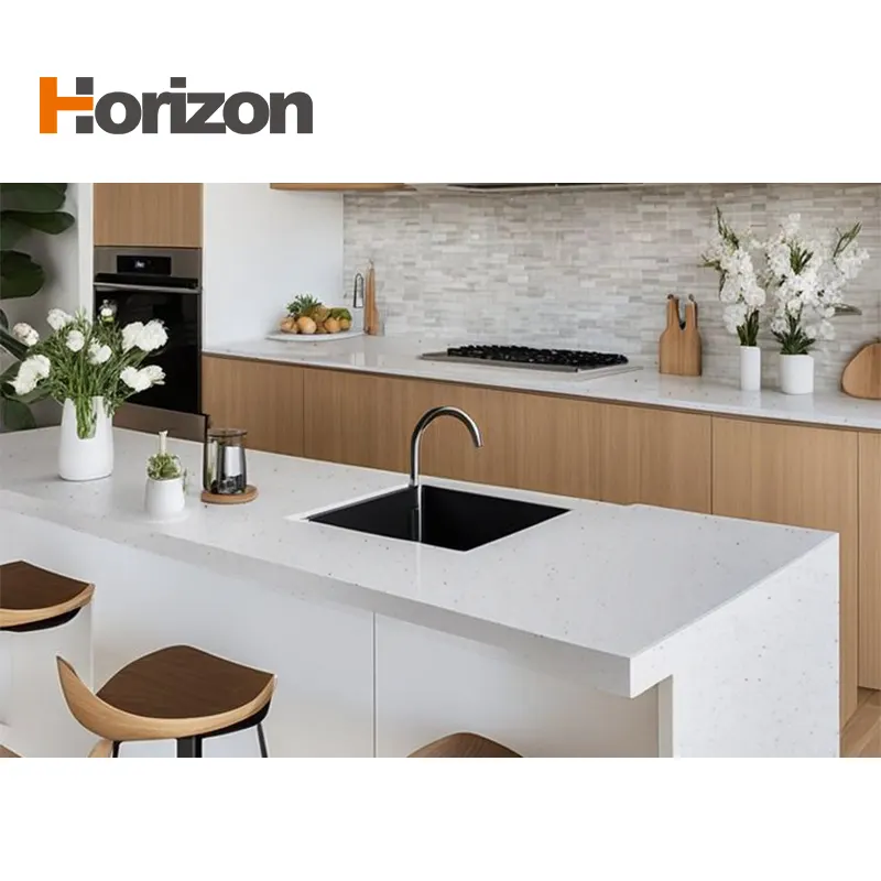 Jade-Look White Engineered Quartz Slab 3200x1600mm