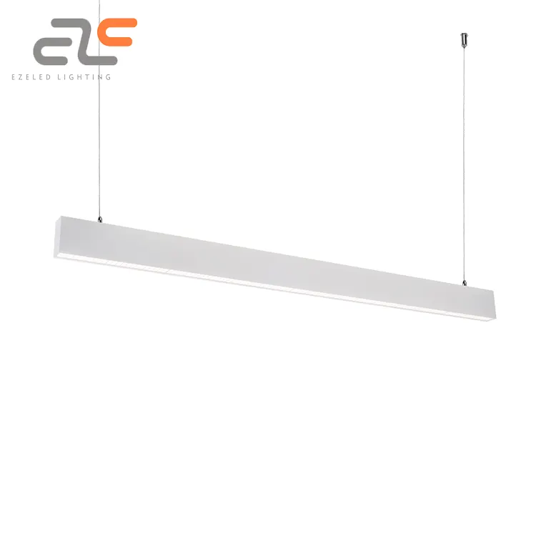 Dimmable Aluminum Linear LED Pendant Light 40W 3000-6000K product sample