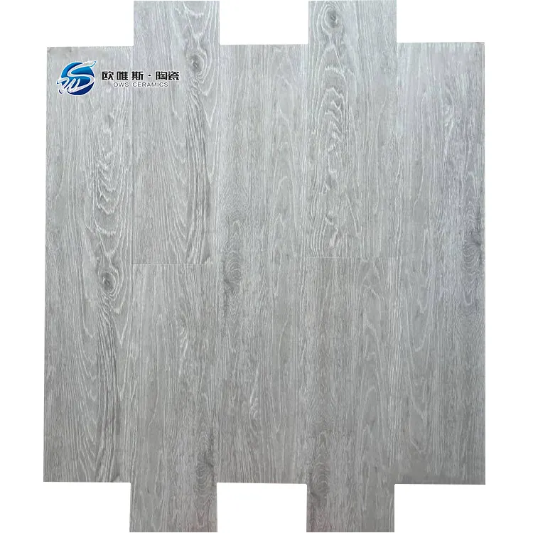 Non-Slip Wood-Look Ceramic Floor Tile 200x1000mm