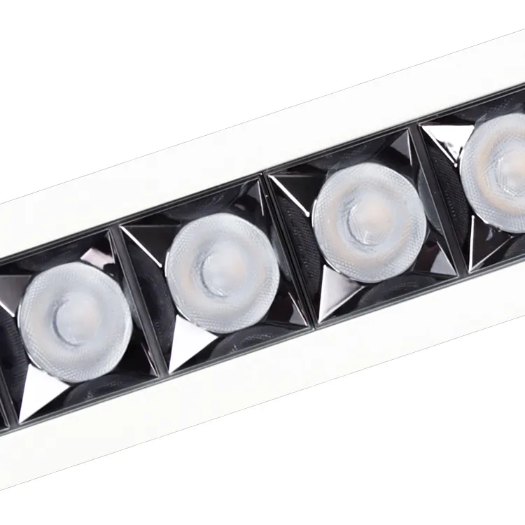 Recessed/Surface-Mounted Aluminum COB LED Grille Spotlight 6-36W