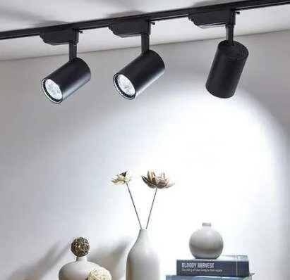 Aluminum LED Track Spotlight Black/White 10-40W