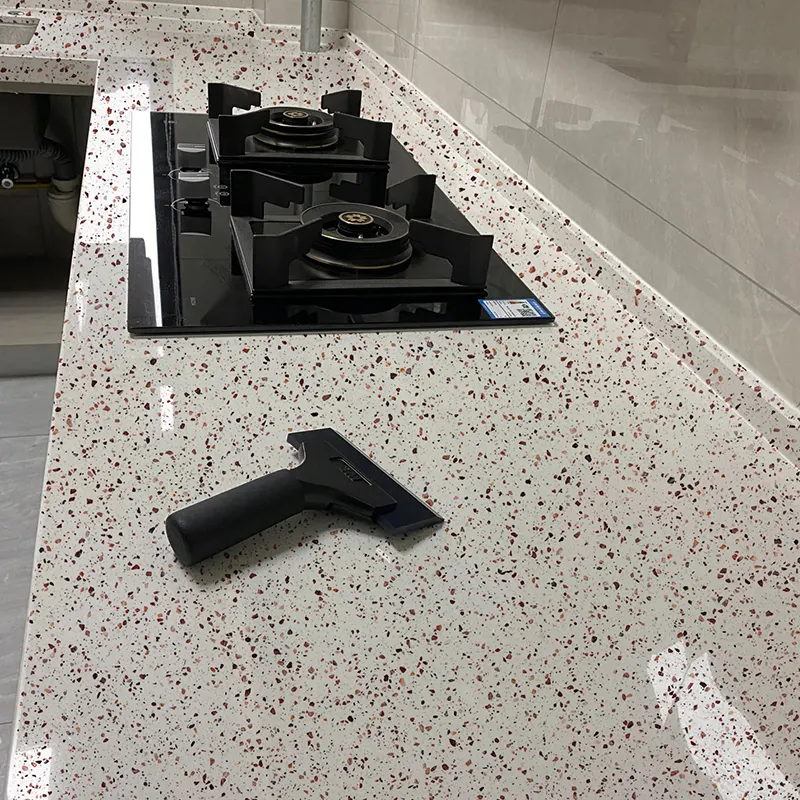Calacatta White Engineered Quartz Slab 3200x1600mm