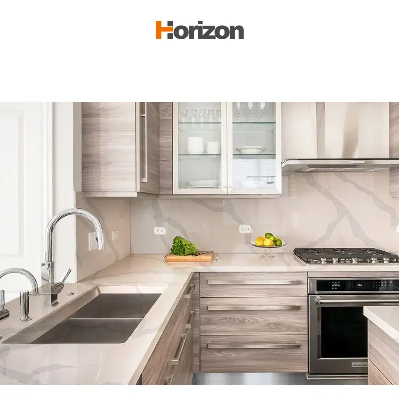 Silica-Free Polished Engineered Quartz Slab 3200x1600mm