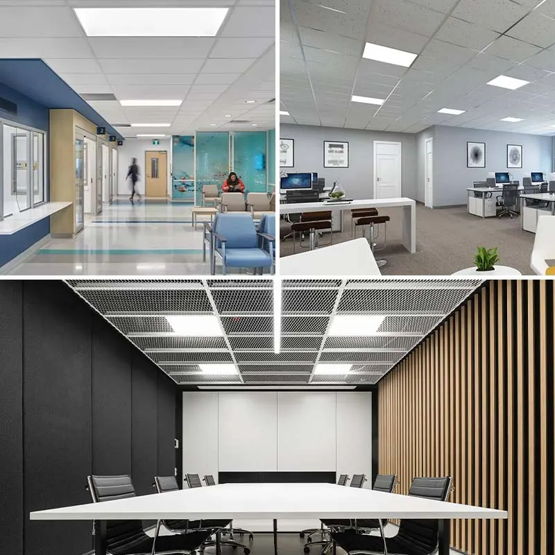 Slim Dimmable Aluminum LED Panel Light 595x60/600x600mm 36-72W