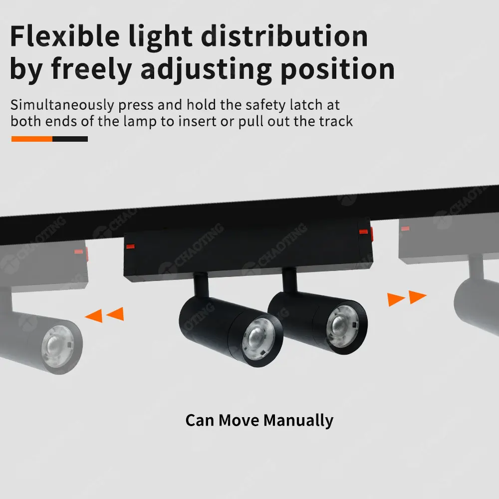 Tuya Smart Aluminum Magnetic LED Track Spotlight 9W