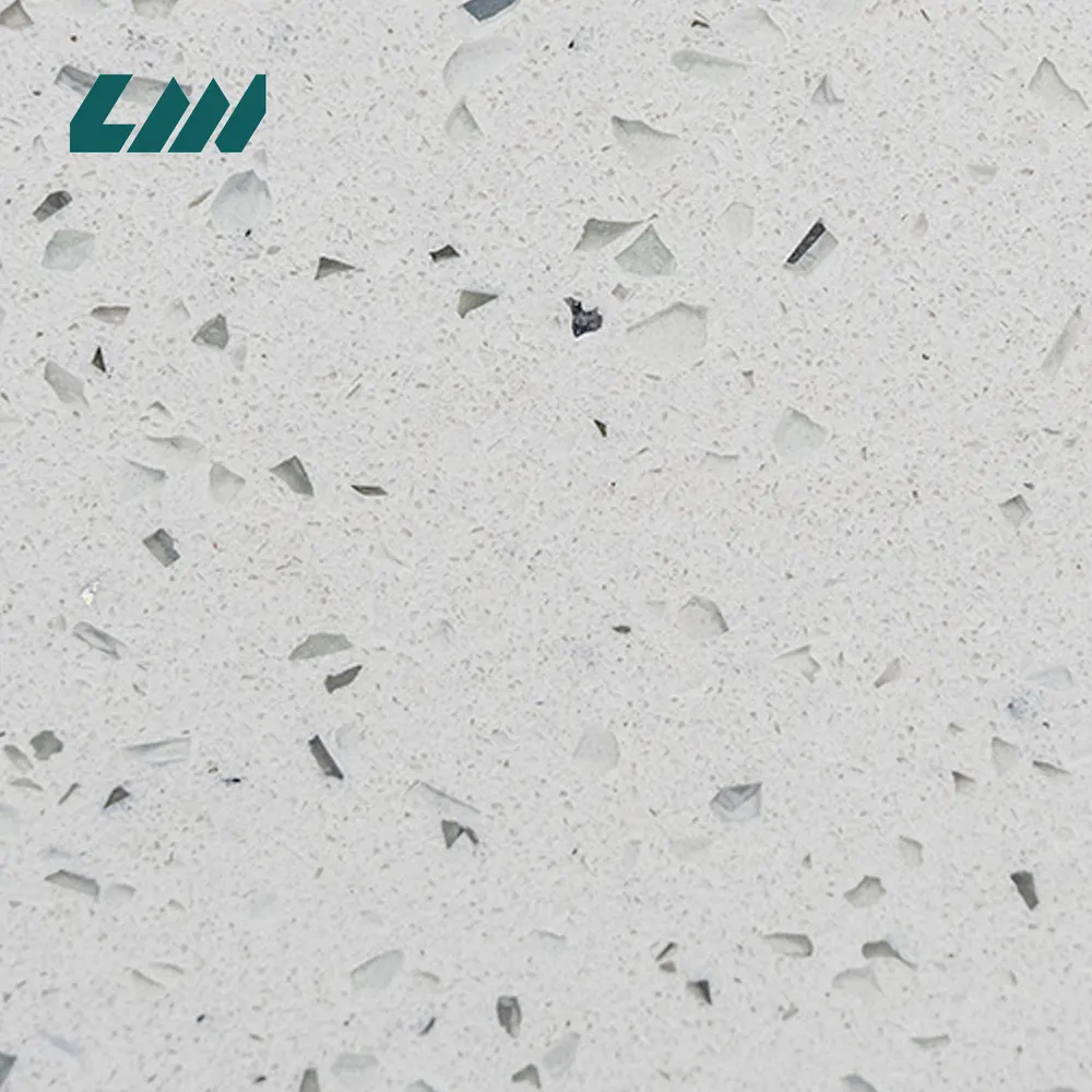 Carrara White Engineered Quartz Slab 3200x1600mm