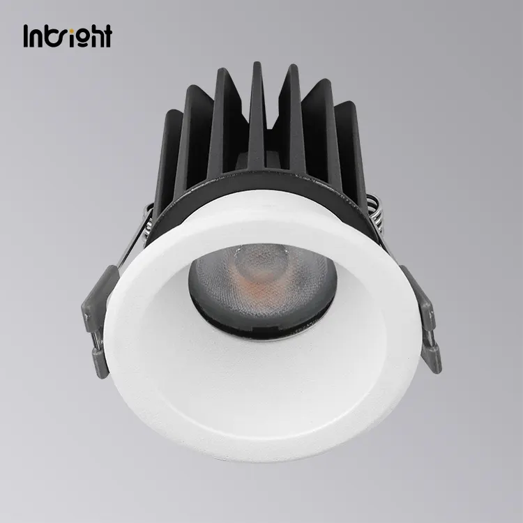 Dimmable Recessed Aluminum COB LED Downlight IP65