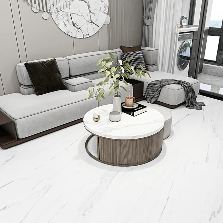 Non-Slip Stone-Look Porcelain Floor Tile 600x600mm