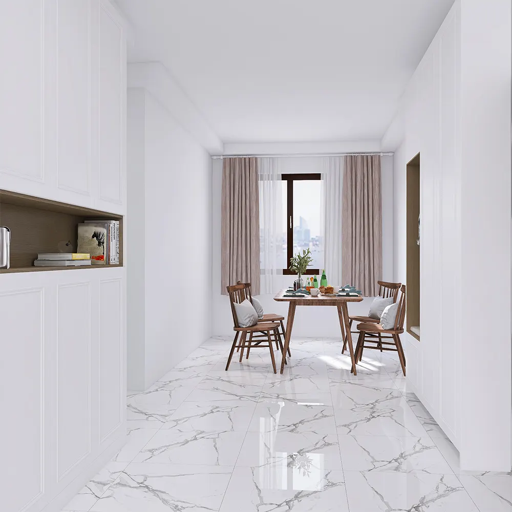 Stone-Look Glazed Porcelain Floor Tile 600x600mm