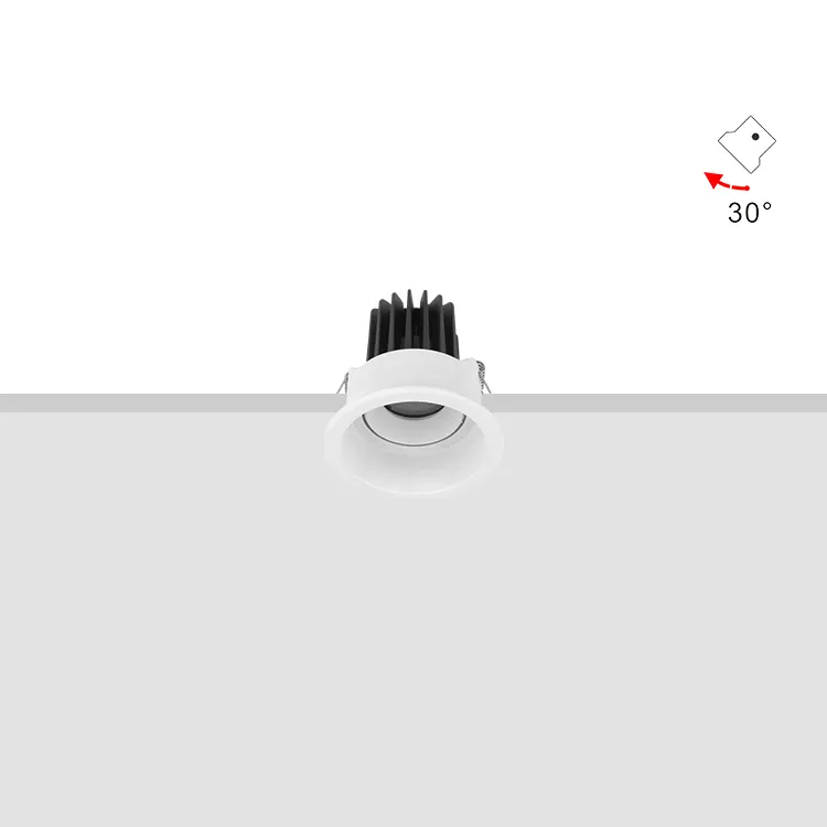 Dimmable Recessed Aluminum LED Downlight 8-25W IP65