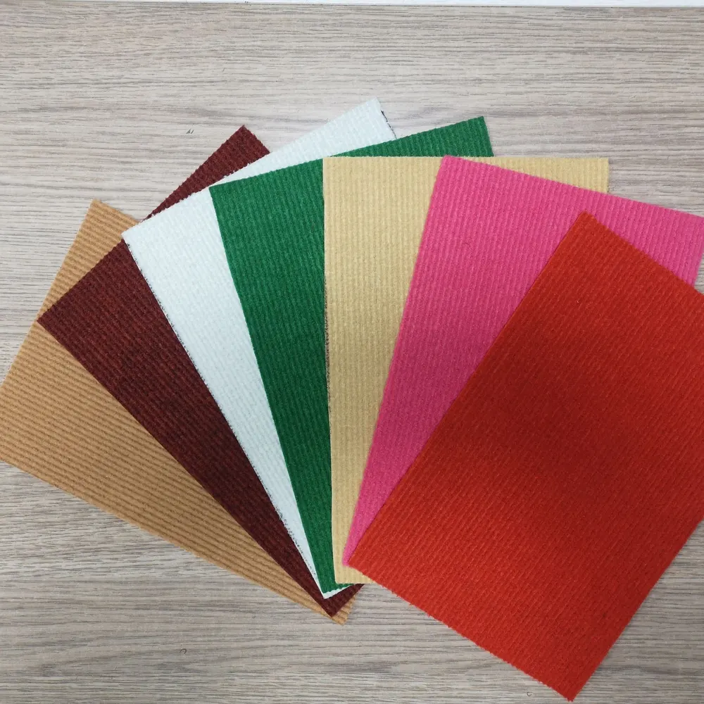 Ribbed Polyester Exhibition And Event Carpet