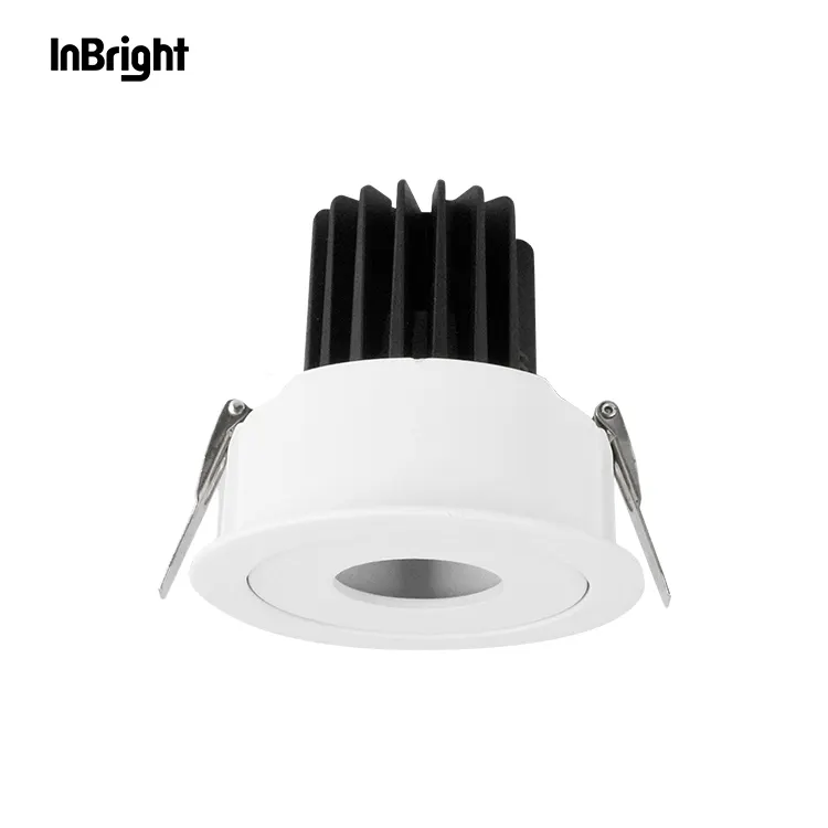 Dimmable Recessed Aluminum COB LED Downlight 8/15W IP65