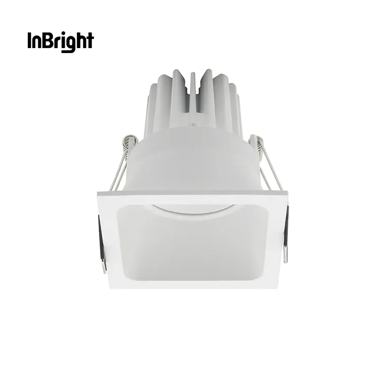 Adjustable Dimmable Recessed Square COB LED Downlight 8/15W