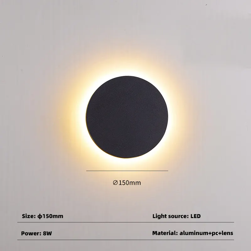 Surface-Mounted Aluminum LED Wall Light IP65