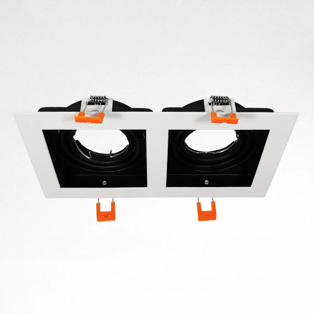 Anti-Glare Recessed Aluminum LED Downlight Black 3-15W