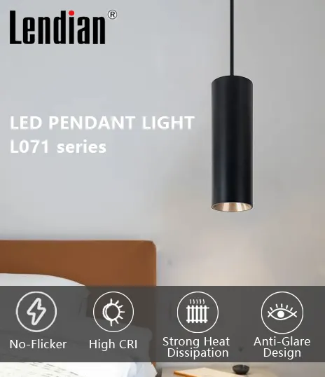 Aluminum LED Pendant Light 55x165 8-30W
