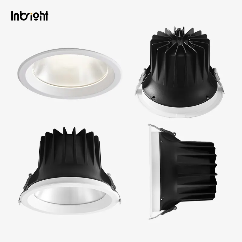 Recessed Aluminum LED Downlight 18-48W IP65